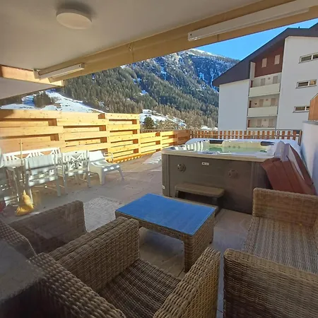 Spacieux - 2 à Coucher Incl Jacuzzi Privé Appartement Loèche-les-Bains