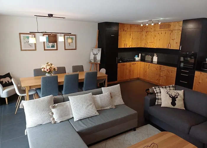 Spacieux - 2 A Coucher Incl Jacuzzi Prive Apartament Leukerbad